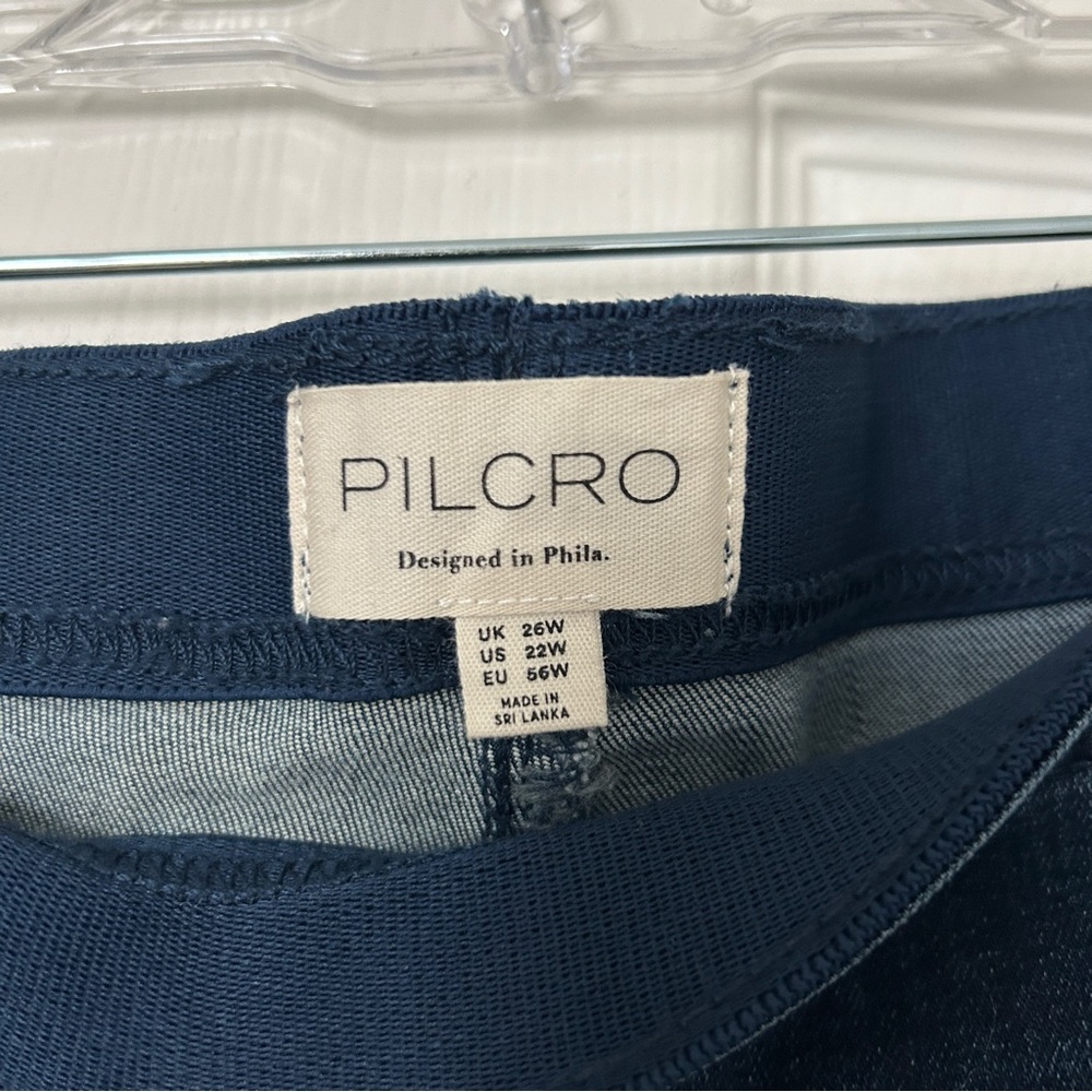 Pilcro by Anthropologie high rise pull-on retro flare jeans plus size 22w - Picture 6 of 8